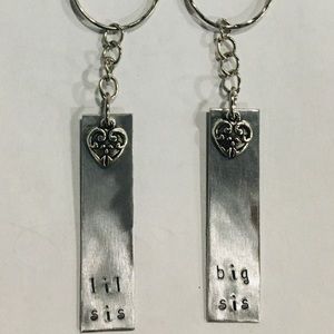 Sorority Big Little Set of two keychains